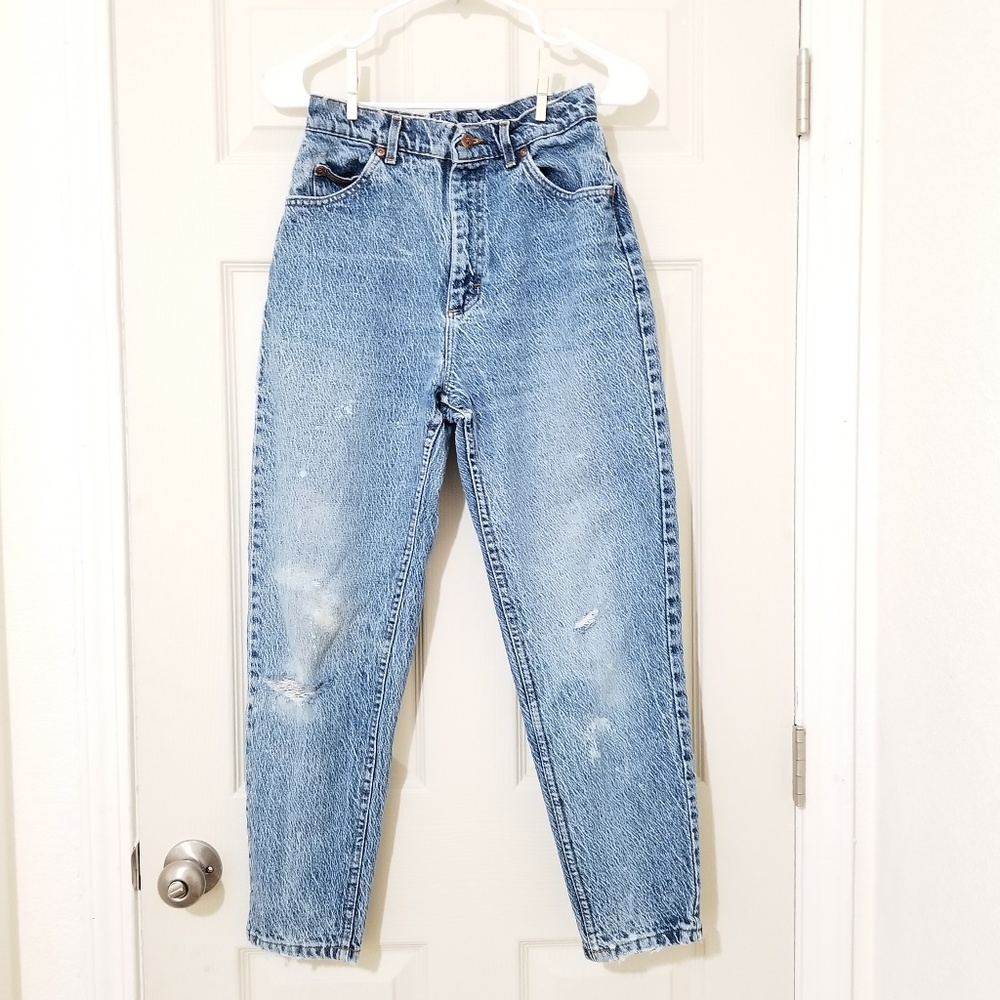Lee Riders vintage high rise distressed jean